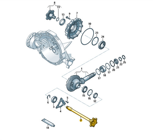 Original flanschwelle audi - original, a4